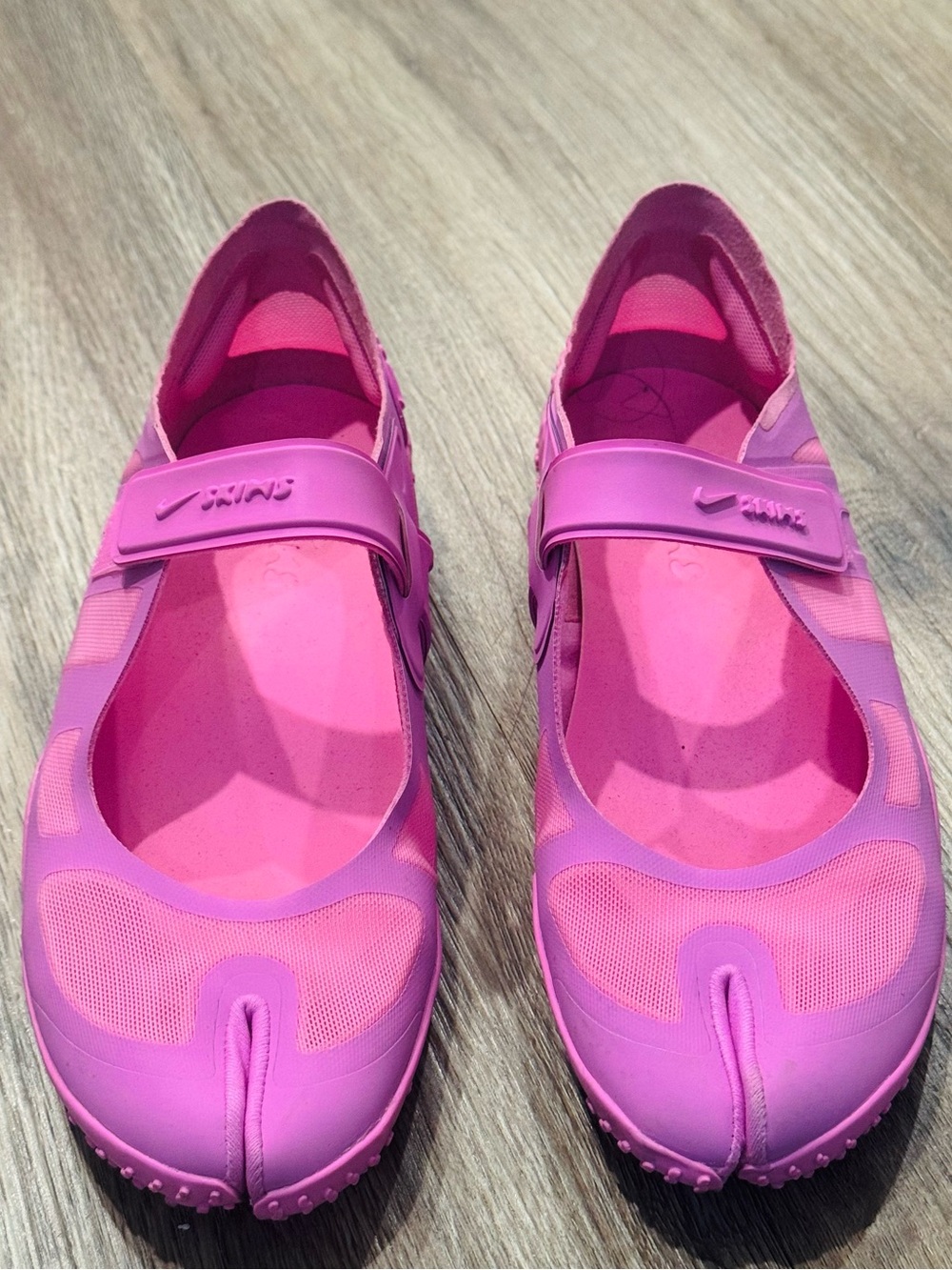 Nike Women's Pink Slip-On Mary Jane Flats